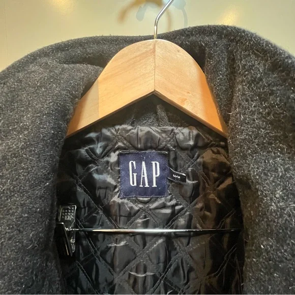 Gap Sz M Wool Blend Bomber Jacket - Picture 2 of 15